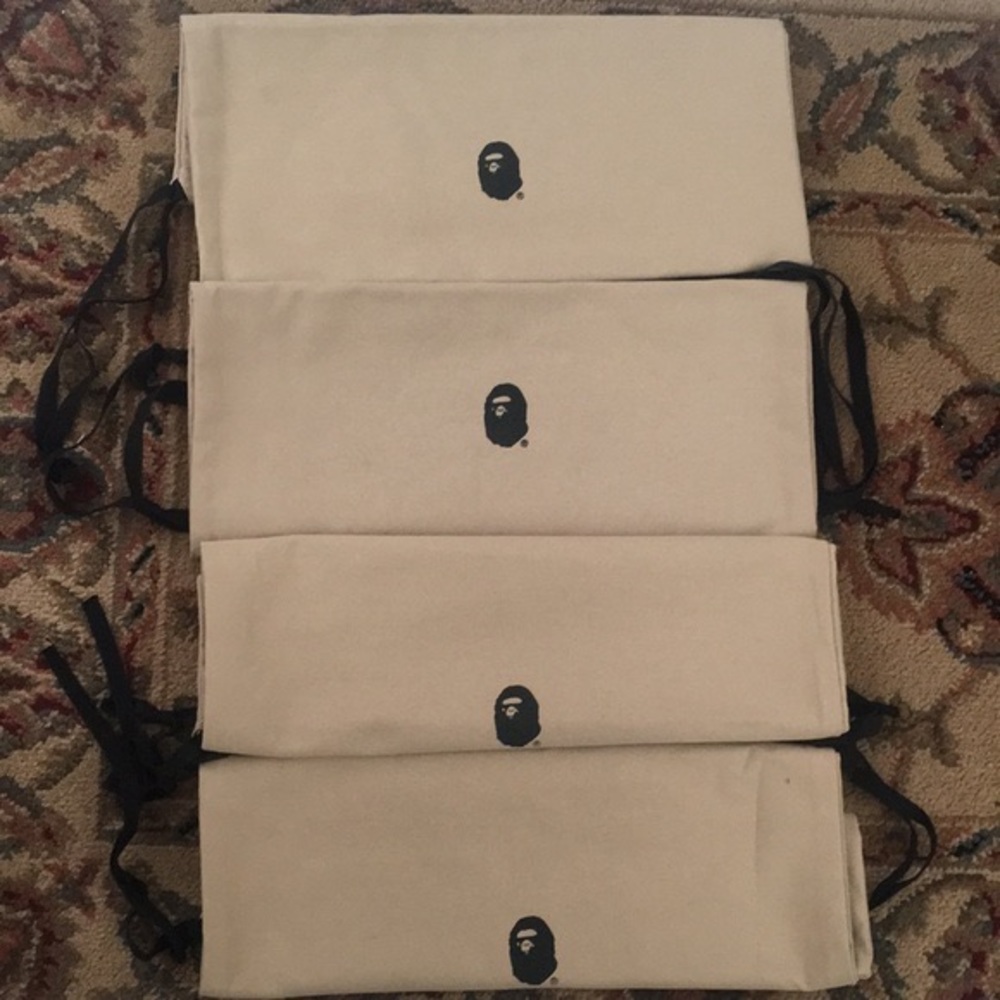 A bathing ape tote bag/shoe bag